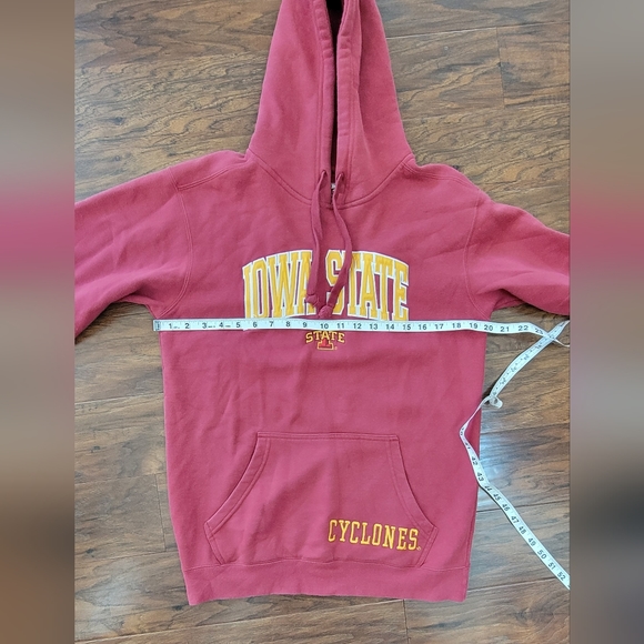 Iowa State Cyclones Embroidered Hooded Sweatshirt Size Small - Picture 7 of 8